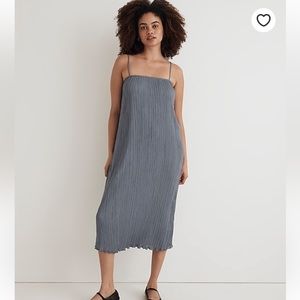 Madewell The Mason Column Dress in Plisse